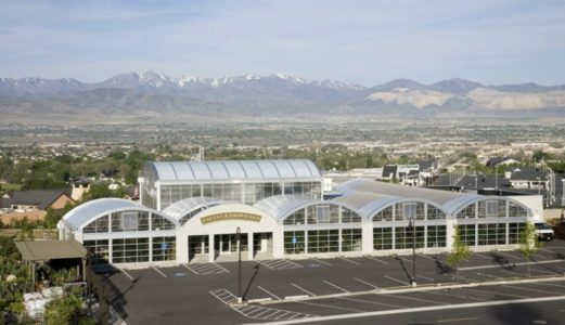 Garden centers with a distinct appearance attract attention from the road.