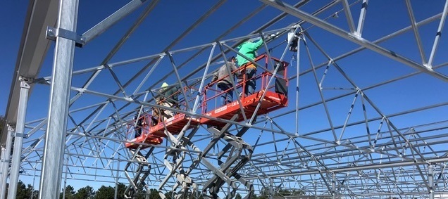 Greenhouse construction includes complex tasks that project managers can handle.